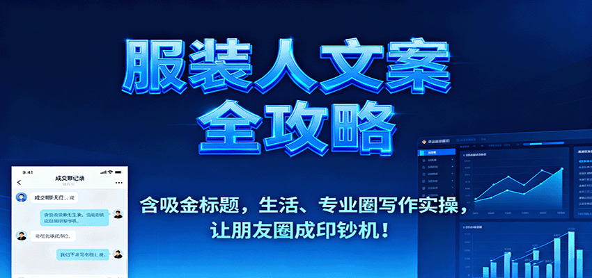 服装人文案全攻略,含吸金标题,生活、专业圈写作实操,让朋友圈成印钞机!-知享知识库