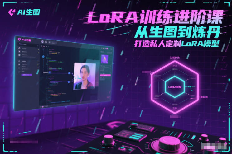 LoRA训练进阶课，从生图到炼丹，打造私人定制LoRA模型-知享知识库