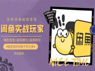 手把手教你0到1系统玩转闲鱼变现，爆款思维/超级曝光/超高转化-知享知识库