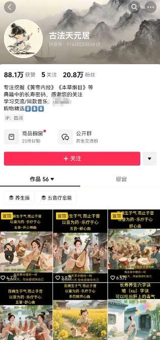 图片[2]-古法五音养生教程，五音疗愈的视频的制作方法，2-4小时就能学会，作者10天涨粉10W-知享知识库