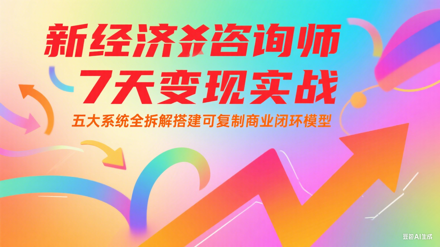 新经济咨询师 7 天变现实战：五大系统全拆解搭建可复制商业闭环模型-知享知识库
