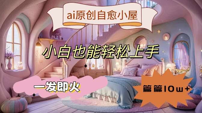 ai原创治愈小屋,小白也能轻松上手,一发即火,篇篇10w+【揭秘】-知享知识库