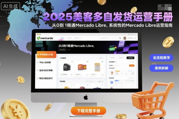 2025美客多自发货运营手册：从0到1精通Mercado Libre，系统性的Mercado Libre运营指南-知享知识库