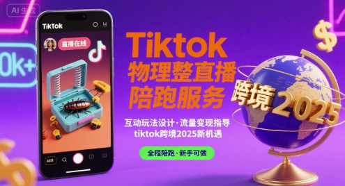 Tiktok物理整蛊直播陪跑服务-tiktok跨境2025-知享知识库