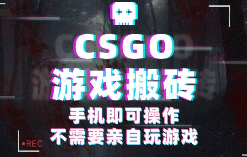CSGO游戏挂机捡漏，单日扫货500+，年底小高峰上车可吃肉，手机即可操作兼职副业-知享知识库