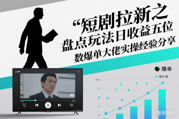 短剧拉新之盘点玩法日收益五位数爆单大佬实操经验分享-知享知识库