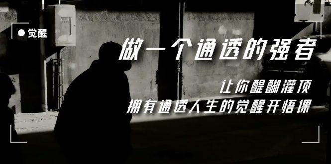 (7696期)觉醒-做一个通透强者,让你醍醐灌顶,拥有通透人生,掌握强大的秘密-知享知识库