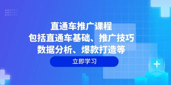 （14001期）直通车推广课程：包括直通车基础、推广技巧、数据分析、爆款打造等-知享知识库