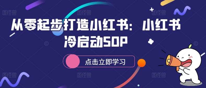 从零起步打造小红书：小红书冷启动SOP-知享知识库
