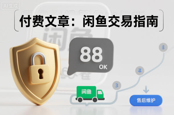 付费文章:闲鱼交易指南,怎么才能降低被坑被马扁的概率-知享知识库