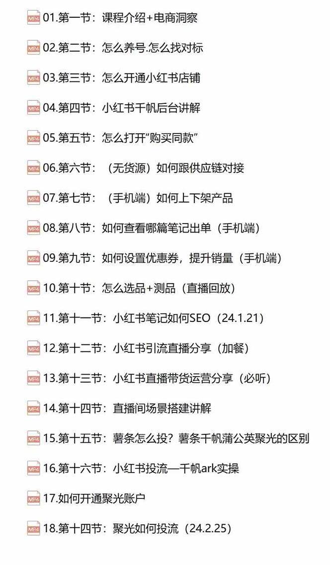 图片[2]-小红书快速赚钱电商特训营：用简单方式通过小红书快速变现！（55节）-知享知识库