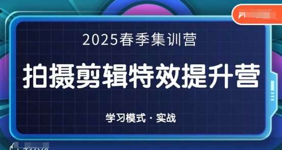 2025春季拍剪全能集训营，拍摄剪辑特效提升营-知享知识库