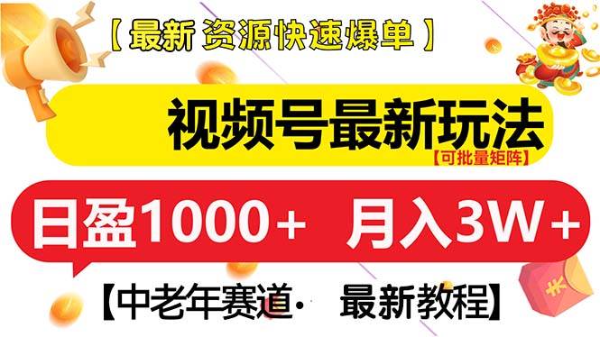 （13530期）视频号最新玩法 中老年赛道 月入3W+-知享知识库