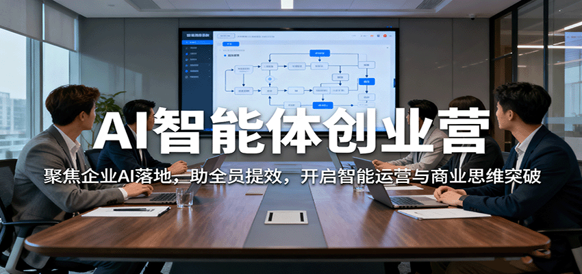 AI智能体创业营：聚焦企业AI落地，助全员提效，开启智能运营与商业思维突破-知享知识库