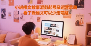 小说推文故事混剪起号及运营思路，看了做推文可以少走弯路-知享知识库