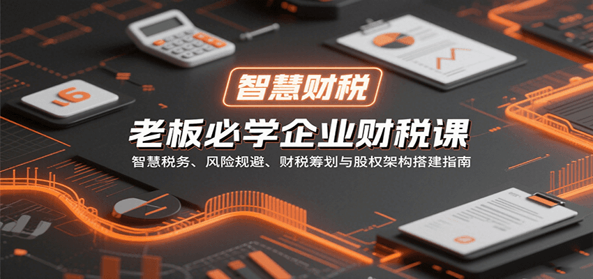 老板必学企业财税课:智慧税务、风险规避、财税筹划与股权架构搭建指南-知享知识库