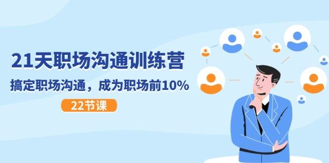 （11615期）21天职场沟通特训营，搞定 职场沟通，成为 职场前10%（22节）-知享知识库