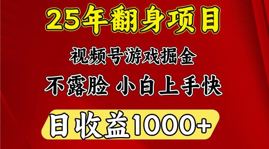 一天收益1000+ 25年开年落地好项目-知享知识库