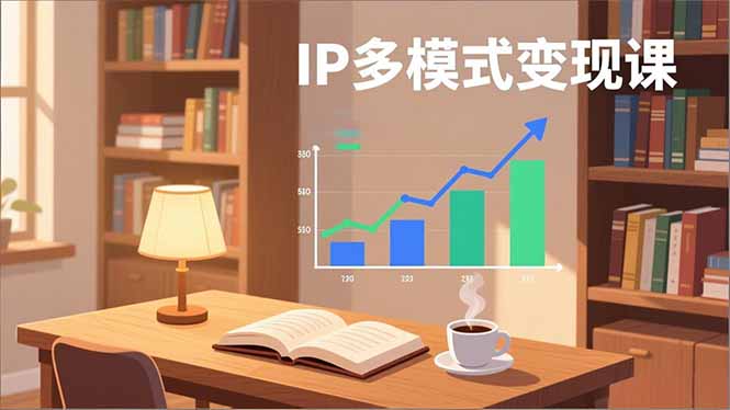 （17014期）IP多模式变现课，广告分成、种草激励、Live图带货，开拓多元收入，副业稳定月入过万-知享知识库