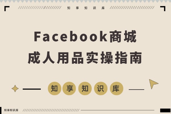 Facebook成人用品实操指南：零基础打造爆款商城，订单转化与收益倍增秘籍-知享知识库
