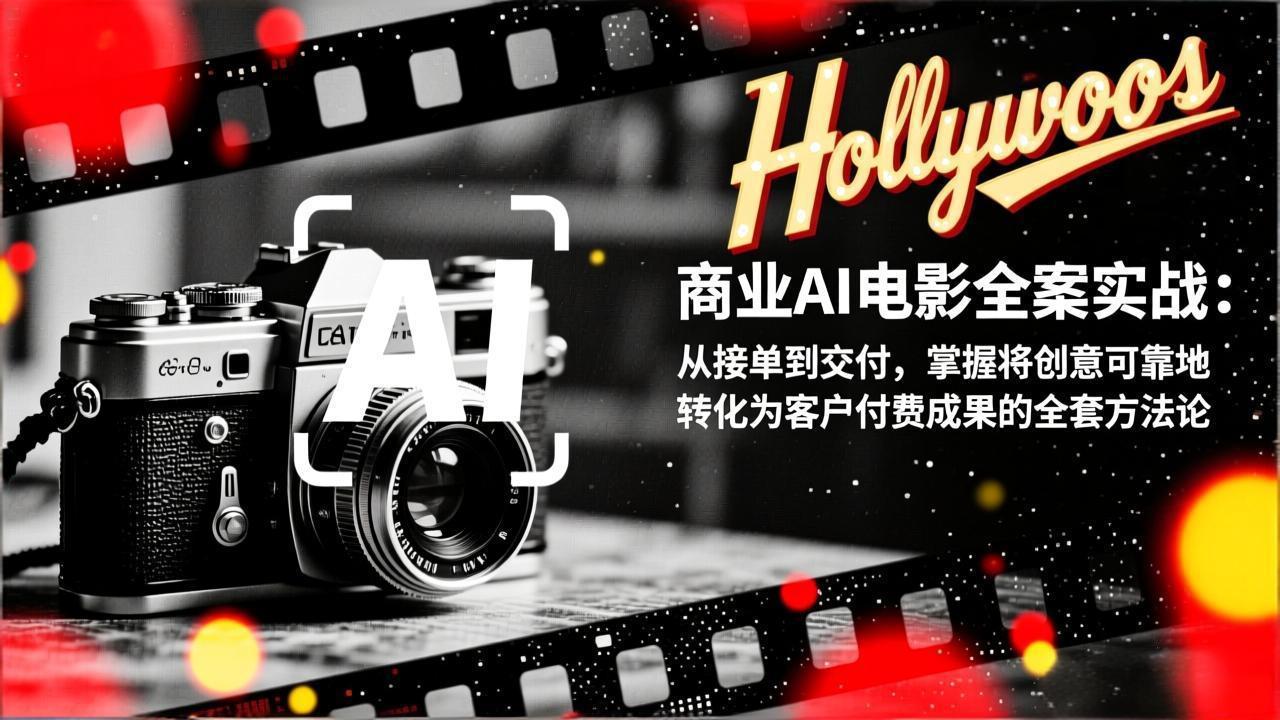 （17092期）商业AI电影全案实战：从接单到交付，掌握将创意可靠地转化为客户付费成果的全套方法论-知享知识库