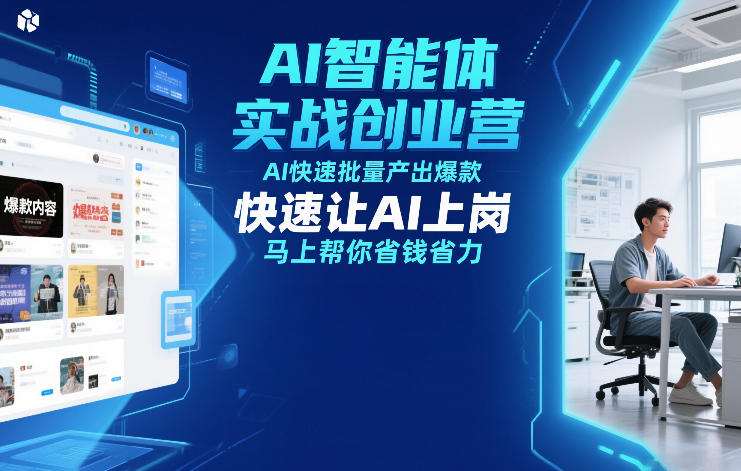 AI智能体实战创业营12月23-25号线下课，AI快速批量产出爆款，快速让AI上岗，马上帮你省钱省力-知享知识库