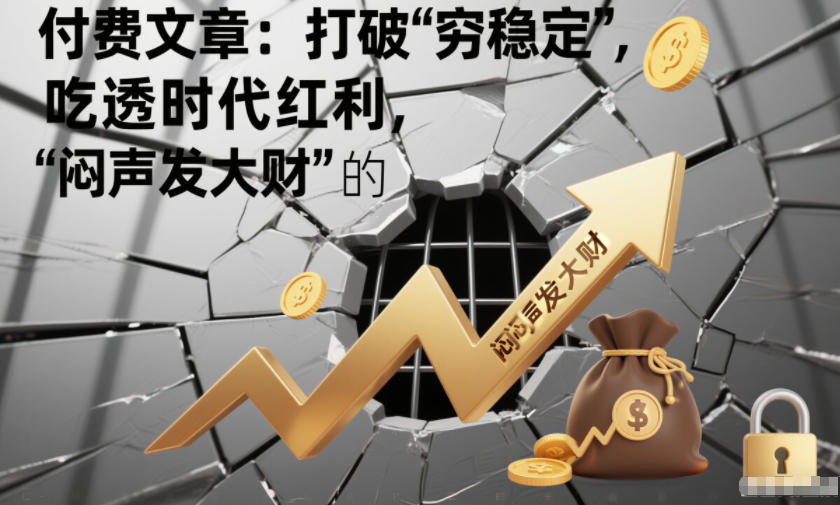 付费文章：打破“穷稳定”，吃透时代红利，“闷声发大财”的终极真谛-知享知识库