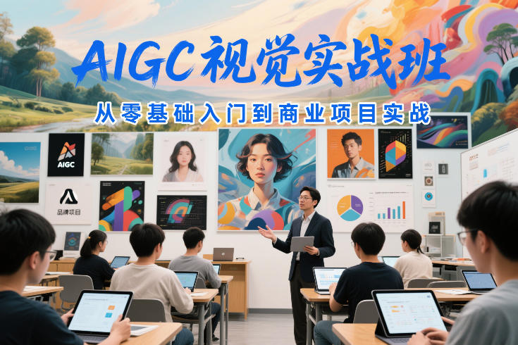 AIGC视觉实战班，从零基础入门到商业项目实战-知享知识网