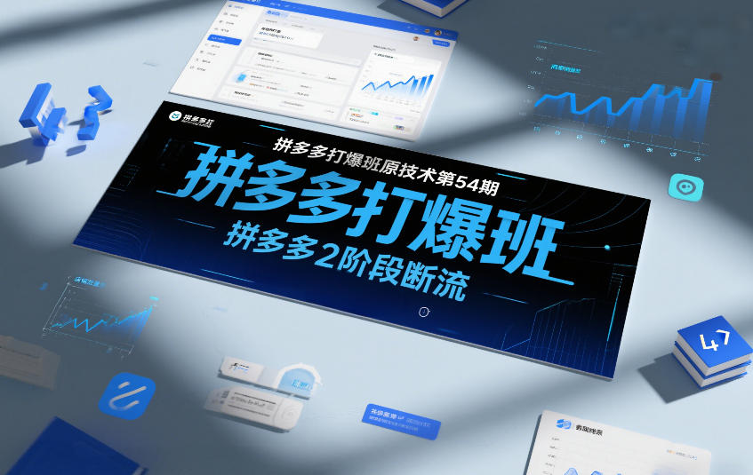拼多多打爆班原创技术第54期，拼多多2阶段断流-知享知识库