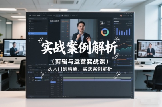 剪辑与运营实战课，从入门到精通，实战案例解析（更新2026）-知享知识库