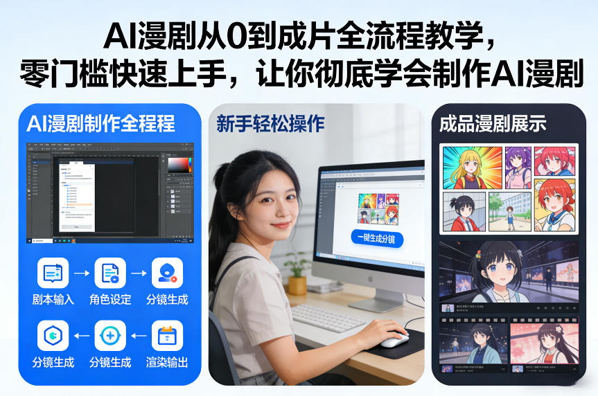 AI漫剧从0到成片全流程教学,零门槛快速上手,让你彻底学会制作AI漫剧【保姆级教程】-知享知识库