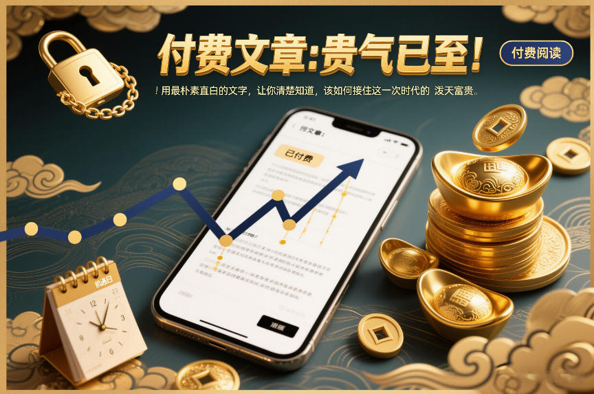 付费文章：贵气已至！用最朴素直白的文字，让你清楚知道，该如何接住这一次时代的泼天富贵-知享知识库