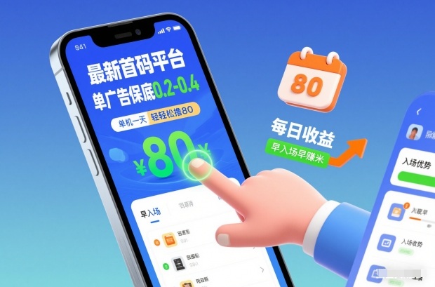 最新首码平台，单广告保底0.2-0.4，单机一天轻松撸80，早入场早賺米【揭秘】-知享知识库