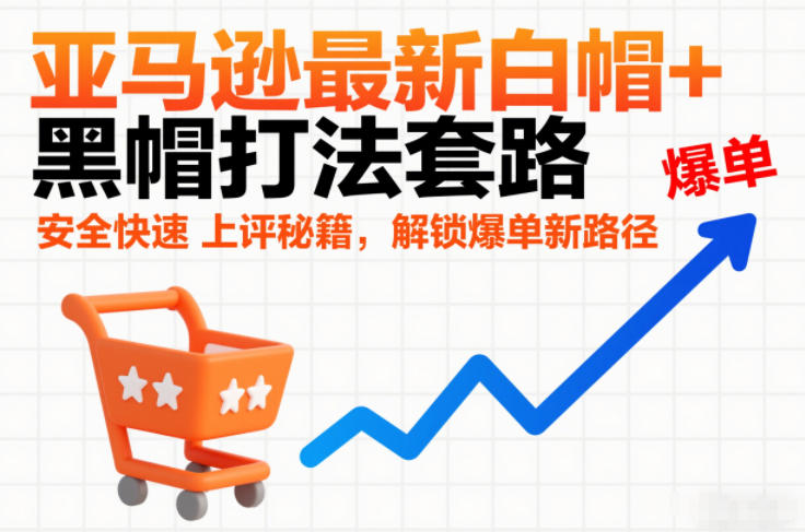 亚马逊最新白帽+黑帽打法套路，安全快速上评秘籍，解锁爆单新路径-知享知识库