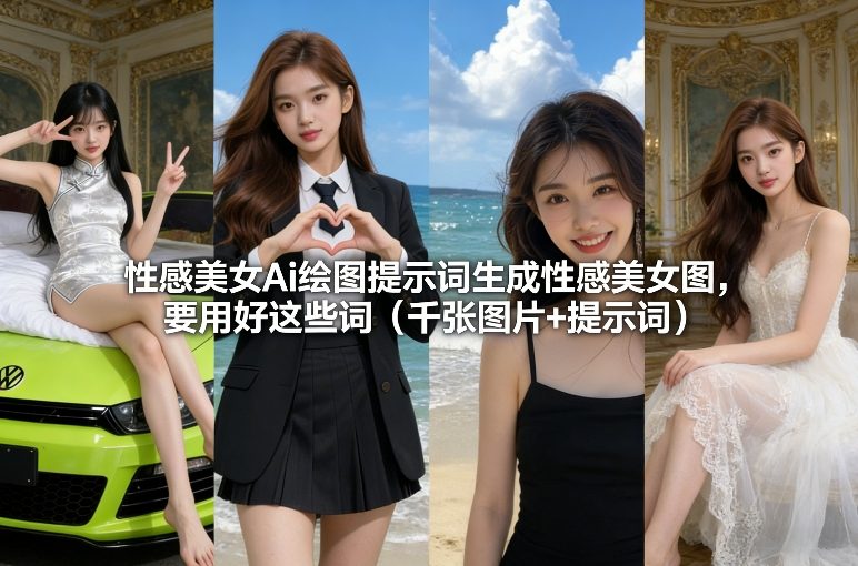 性感美女Ai绘图提示词生成性感美女图，要用好这些词（千张图片+提示词）-知享知识网