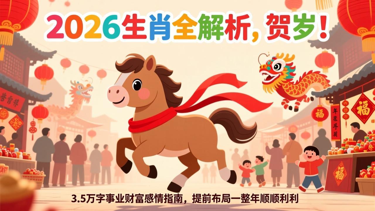 （17428期）付费文章：贺岁！2026生肖全解析，3.5万字事业财富感情指南，提前布局一整年顺顺利利-知享资源网