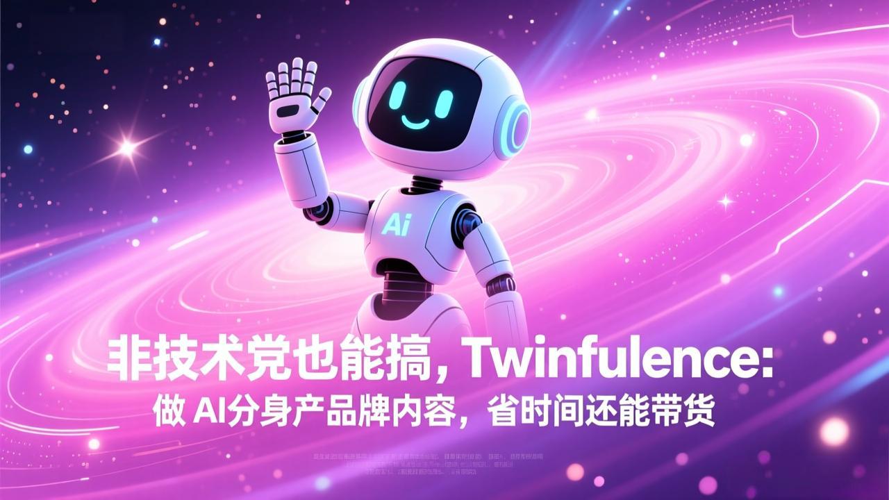 （17381期）非技术党也能搞!Twinfluence:做 AI 分身产品牌内容,省时间还能带货-知享资源网