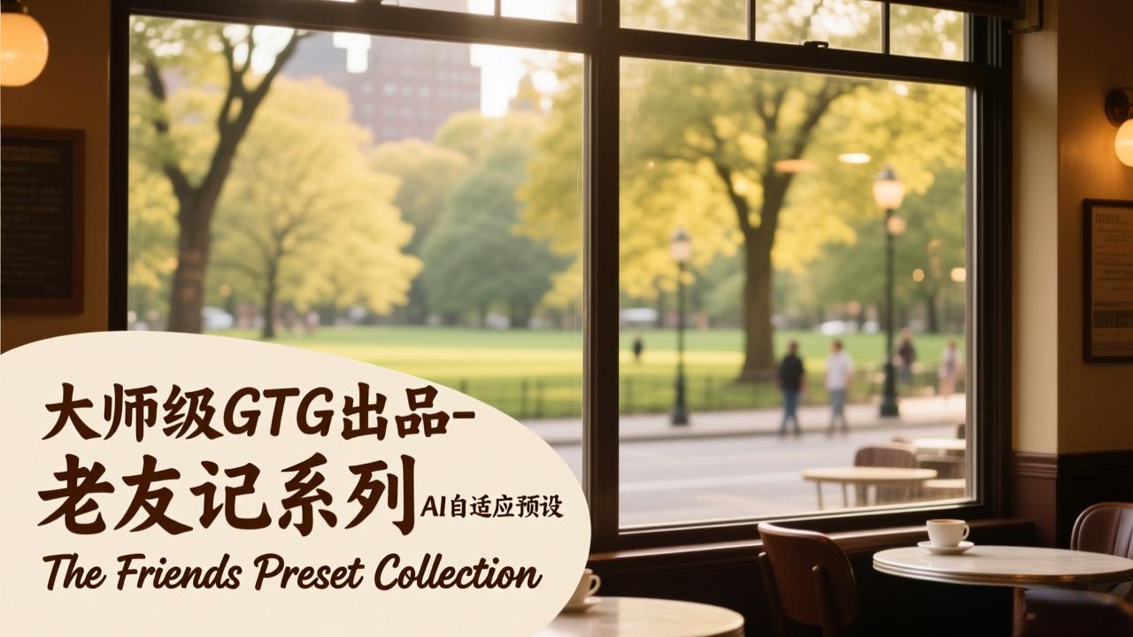 （17403期）大师级GTG出品-老友记系列AI自适应预设The Friends Preset Collection-知享资源网
