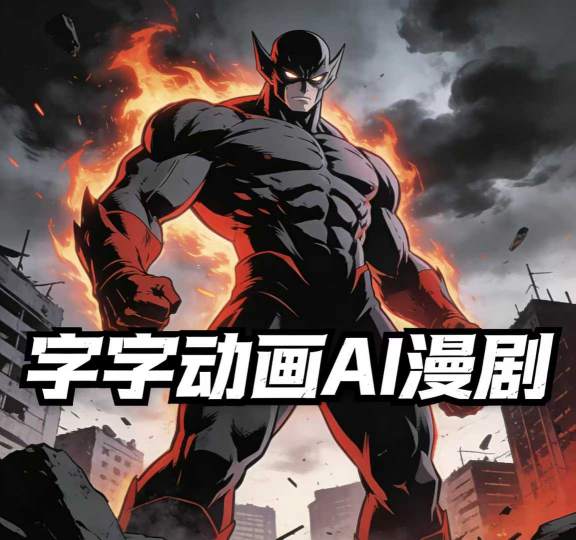 字字动画AI漫剧2026年第1期系统课程，小白看完就能学会实操的漫剧课，单人月收1-3W-知享资源网