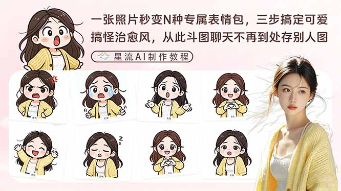 （17482期）一张照片秒变N种专属表情包，三步搞定可爱搞怪治愈风，从此斗图聊天不再到处存别人图-知享资源网