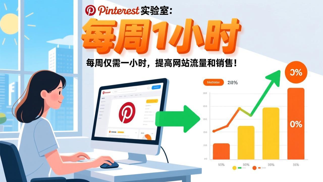 （17505期）Pinterest实验室：每周仅需一小时，提高网站流量和销售！-知享资源网
