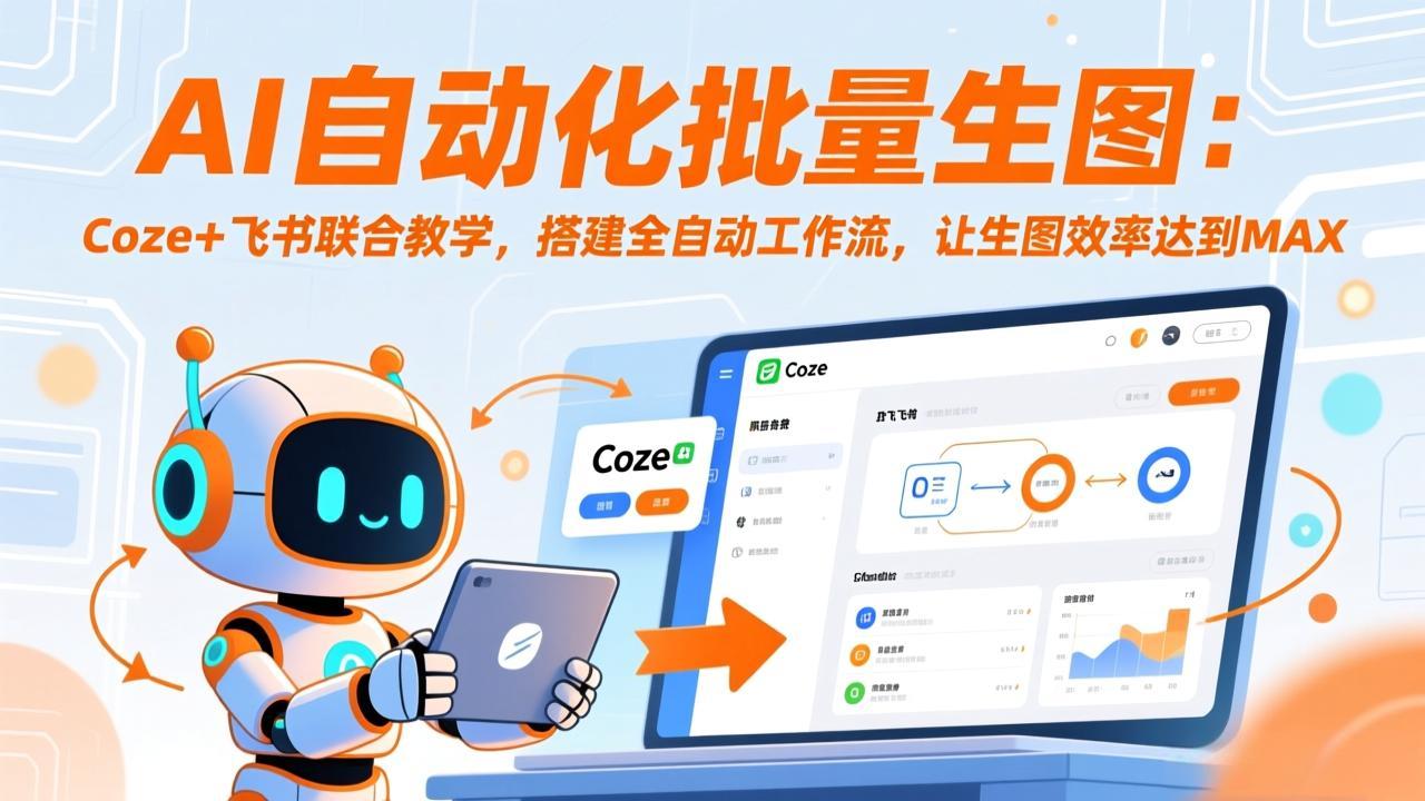 （17575期）AI自动化批量生图：Coze+飞书联合教学，搭建全自动工作流，让生图效率达到MAX-知享资源网