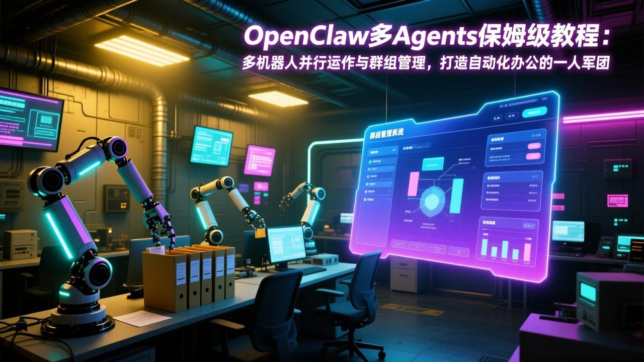 （17563期）OpenClaw多Agents保姆级教程：多机器人并行运作与群组管理，打造自动化办公的一人军团-知享资源网