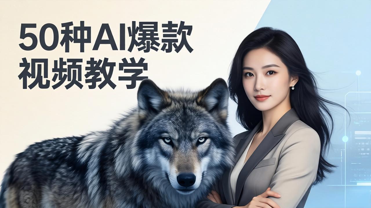 （17815期）50种AI爆款视频教学：影视级古诗词+治愈萌宠+山海经蛟龙，高阶宝典商业落地-知享资源网
