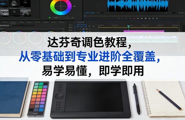达芬奇调色教程，从零基础到专业进阶全覆盖，易学易懂，即学即用-知享资源网