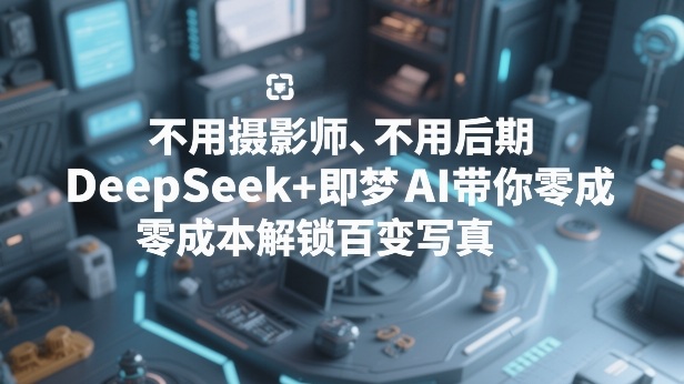 不用摄影师、不用后期，DeepSeek+即梦AI带你零成本解锁百变写真！-知享资源网