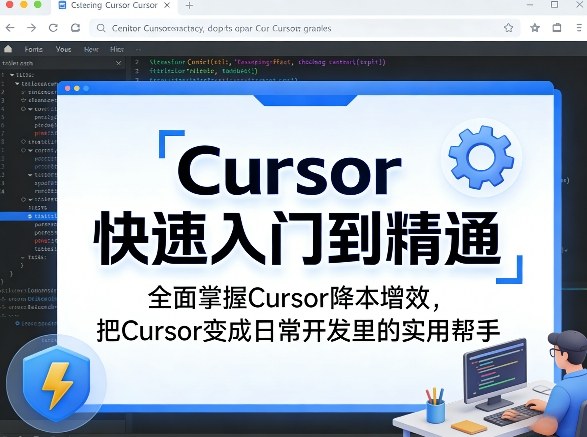 Cursor快速入门到精通，全面掌握Cursor降本增效，把Cursor变成日常开发里的实用帮手-知享资源网