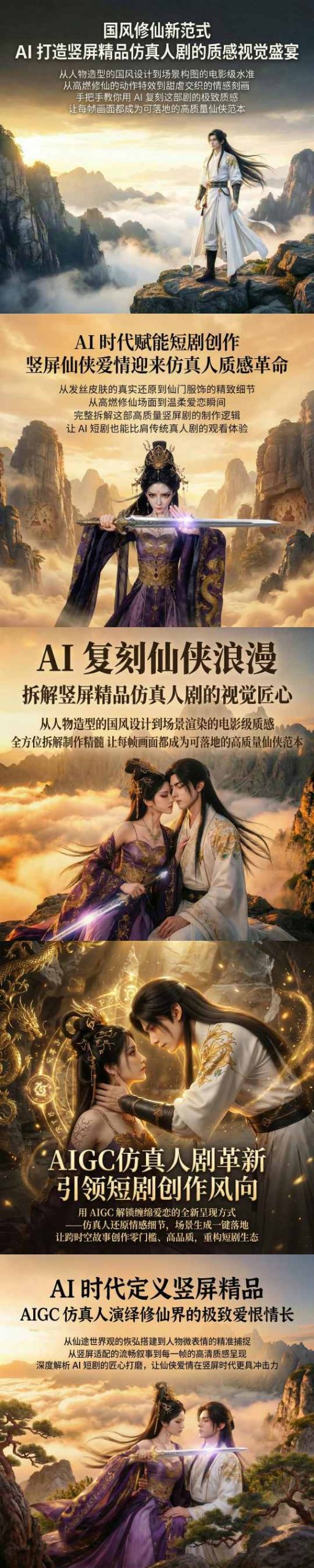 图片[2]-AIGC仿真人《合欢宗》短剧教学，用AIGC解锁缠绵爱恋的全新呈现方式，让跨时空故事创作零门槛、高品质，重构短剧生态-知享资源网