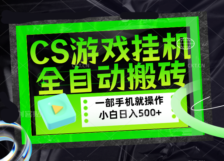 （17876期）CSGO游戏挂机捡漏搬砖，超稳定的项目，带领1000+小白实现日入500+，数据可视频验证-知享资源网