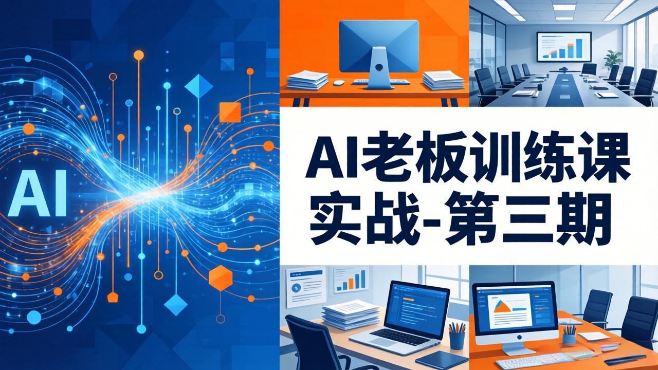 （18025期） AI老板训练课实战-第三期：AI+内容应用落地教学，从0到1打通AI变现完整路径-知享资源网